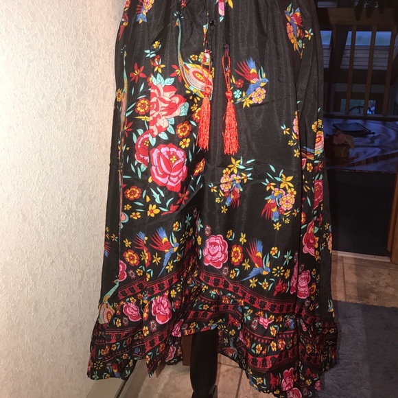 🌸SUMMER FASHION BOHO FLORAL HIGH LOW DRESS🌺 - Picture 6 of 6